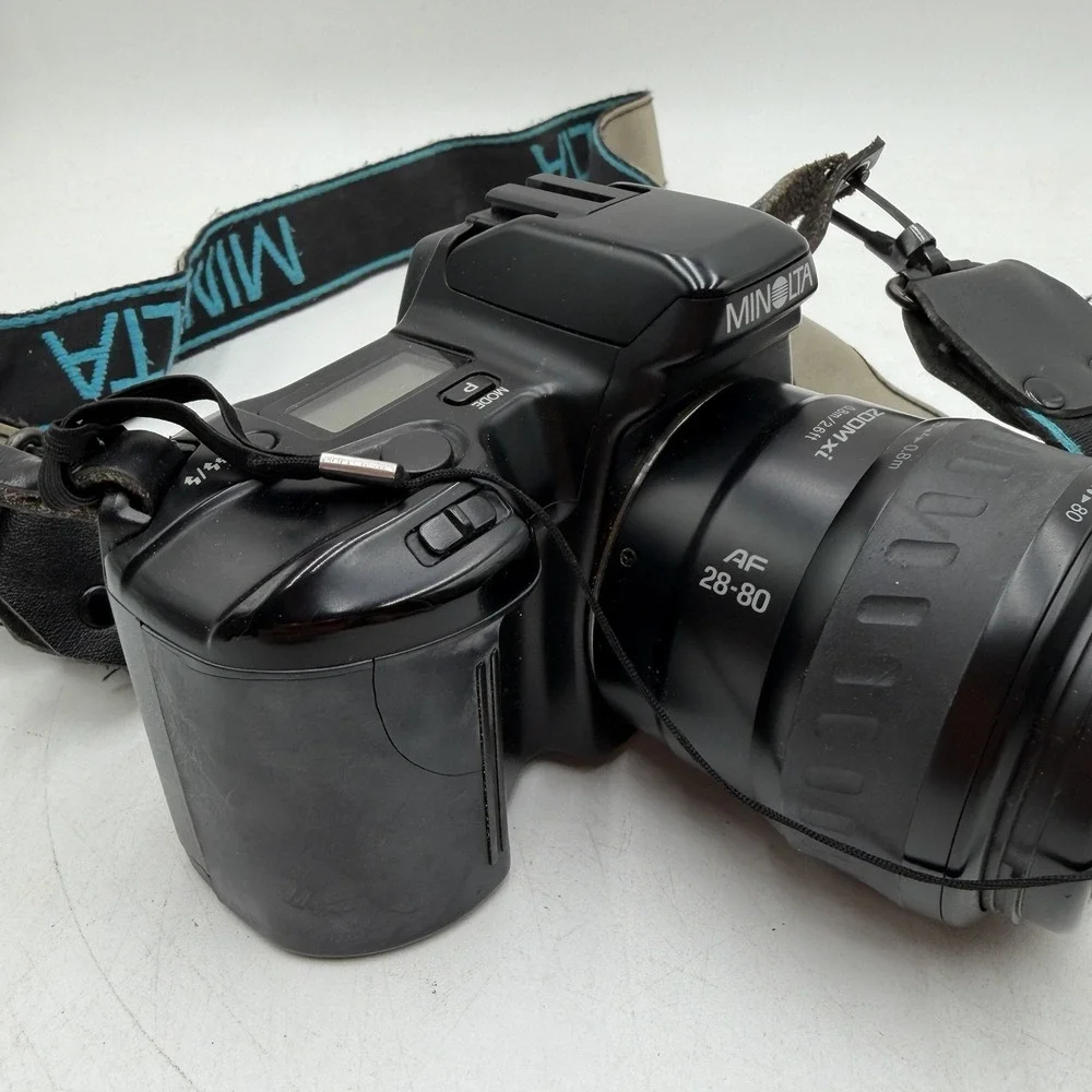 Minolta Maxxum 3Xi 35mm SLR Film Camera AF 28-80 Lens Tested No Battery